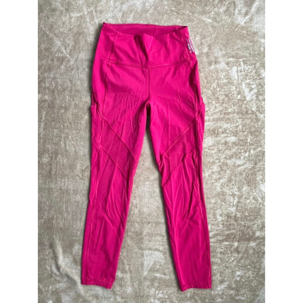 Lululemon X Barry's Stronger As One Mesh‎ Tight Women's Size 4 Pink Leggings